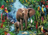 Ravensburger 150pc Jigsaw Puzzle Elephants at the Oasis