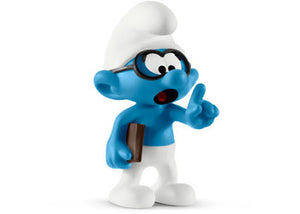 Schleich Smurf Figurine Brainy Smurf