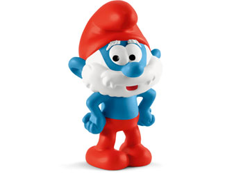 Schleich Smurf Figurine Papa Smurf