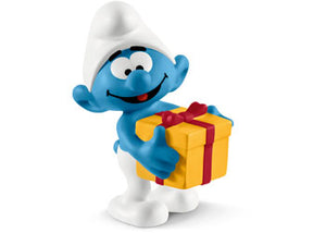 Schleich Smurf Figurine Smurf with Present