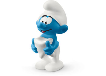 Schleich Smurf Figurine Smurf with Tooth