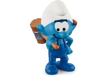Schleich Smurf Figurine Handy Smurf