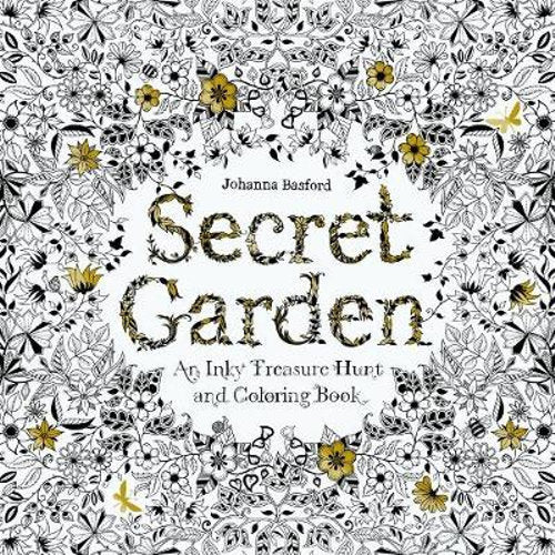 Secret Garden Colouring Book by Johanna Basford Softcover Book