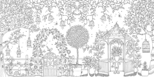 Secret Garden Colouring Book by Johanna Basford Softcover Book