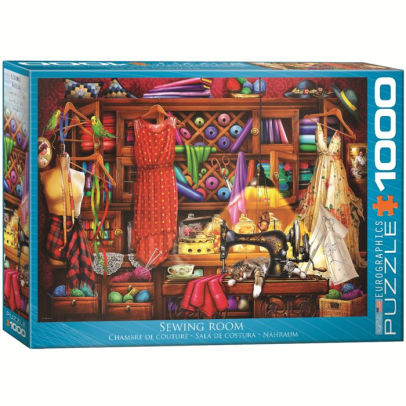 Eurographics 1000pc Jigsaw Puzzle Sewing Craft Room