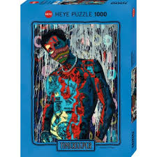 Heye 1000pc Jigsaw Puzzle Timekeeper Sharing is Caring by Norman OFlynn
