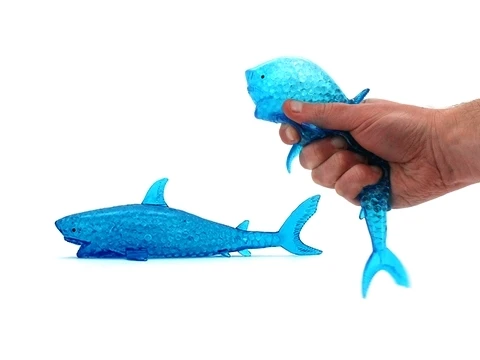 Squishy Gel Orb Shark Sensory Toy