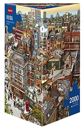 Heye Triangular 2000pc Jigsaw Puzzle Sherlock & Co