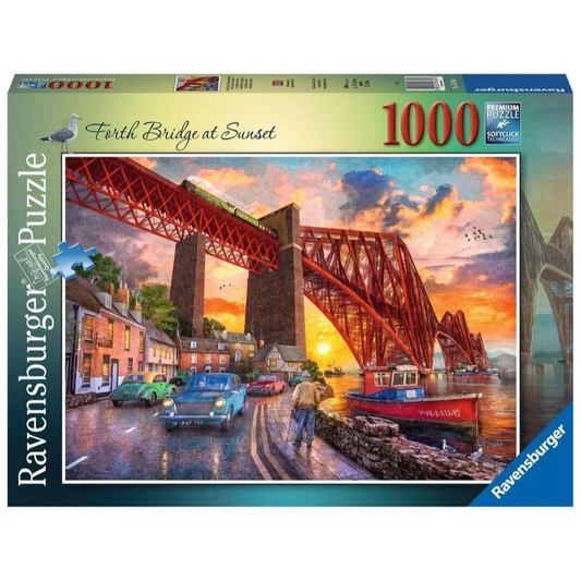 Ravensburger 1000pc Jigsaw Puzzle Forth Bridge At Sunset