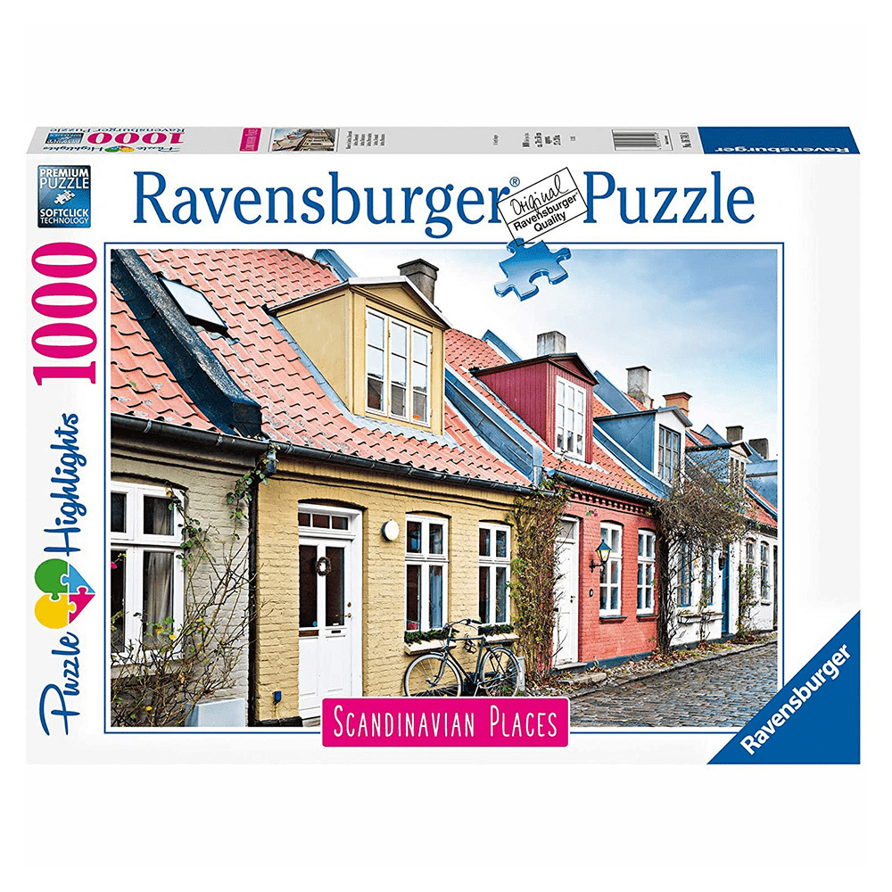 Ravensburger 1000pc Jigsaw Puzzle Scandinavian Places Aarhus Denmark