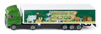 Siku Atriculated Truck With Trailer Welcome To The Zoo 1627