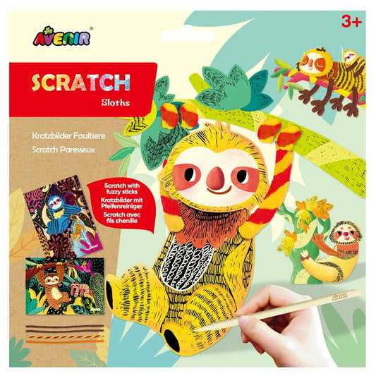 Avenir Scratch and Reveal Sloths