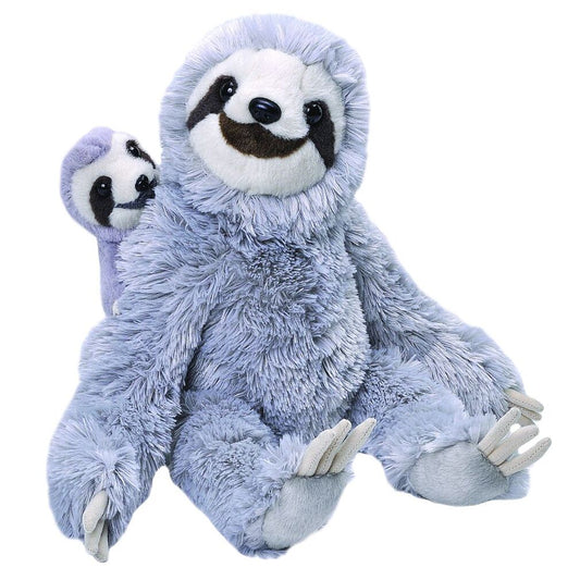 Wild Republic Plush Sloth Mother & Baby