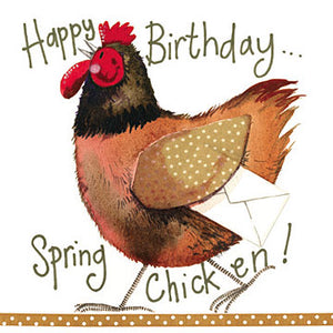 Alex Clark Greeting Card Spring Chicken Happy Birthday
