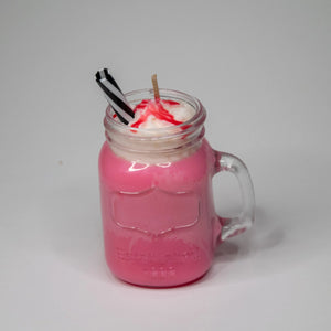 Mini Strawberry Milkshake Candle