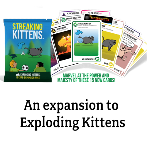 Streaking Kittens Expansion Deck Card Game