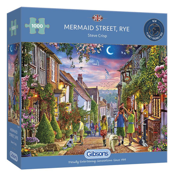 Gibsons 1000pc Jigsaw Puzzle Mermaid Street Rye