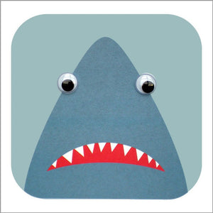 Greeting Card Googly Eyes Shark Sherman