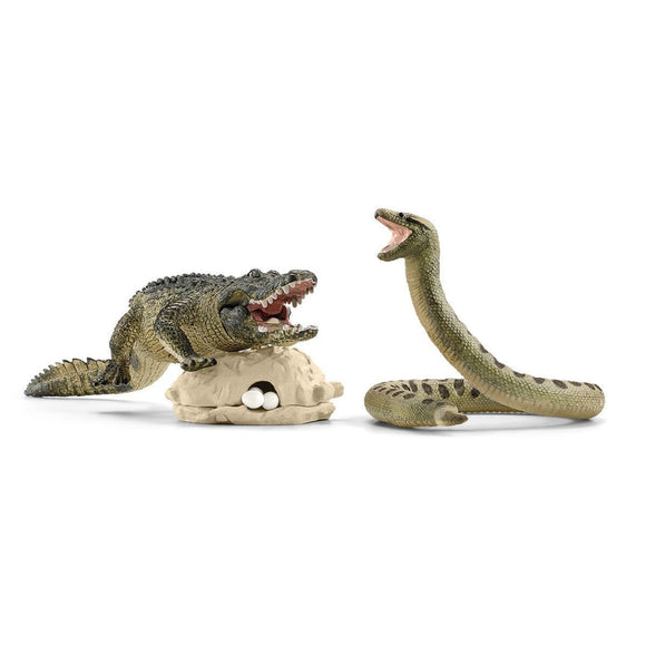 Schleich Figurine Set Danger In The Swamp