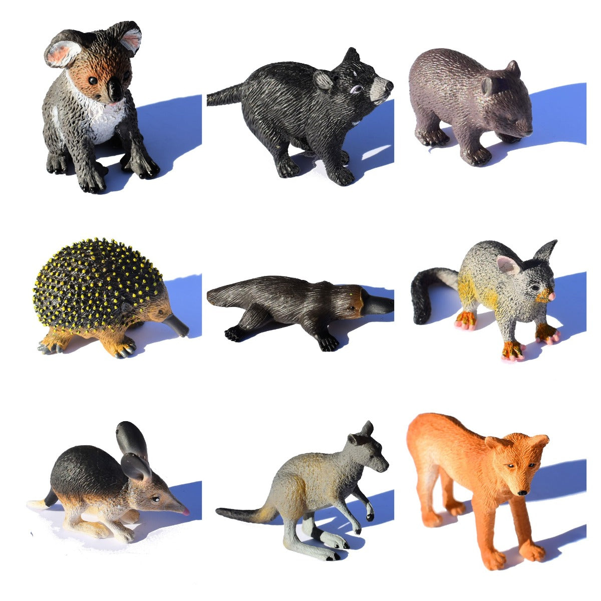 Australian Animals Plastic Figurine Assorted Designs