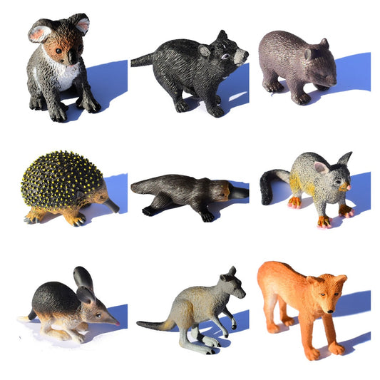 Australian Animals Plastic Figurine Assorted Designs