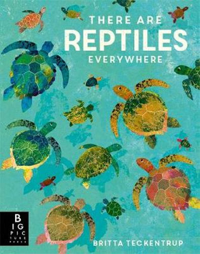 There Are Reptiles Everywhere by Britta Teckentrup Hardcover Book