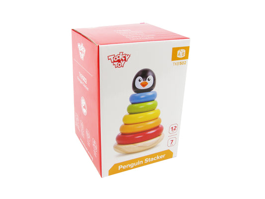Penguin Stacker Wood 7 Piece