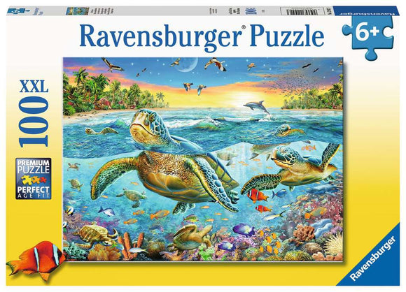 Ravensburger 100pc Jigsaw Puzzle Swim with Sea Turtles