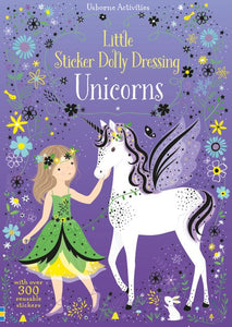 Little Sticker Dolly Dressing Unicorns by Fiona Watt Usborne Softcover Activity Book