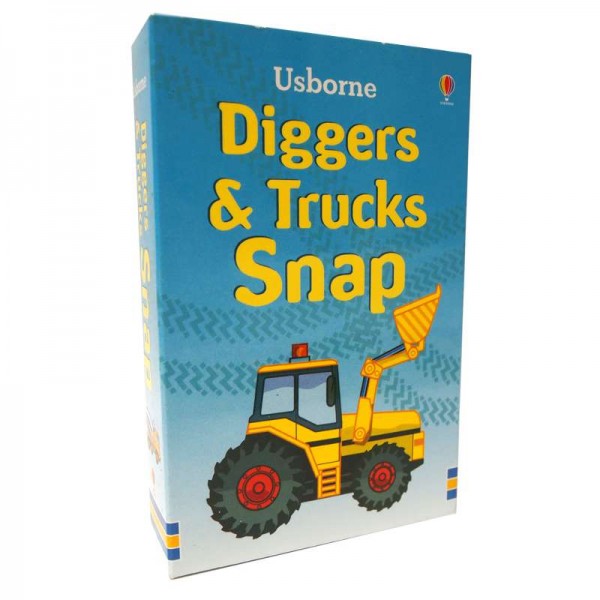 Usborne Snap Card Game Diggers and Trucks