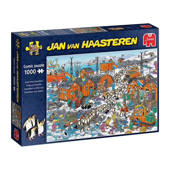 Jan Van Haasteren 1000pc Jigsaw Puzzle South Pole Artic Expedition