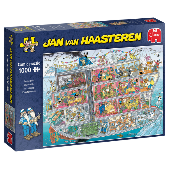 Jan Van Haasteren 1000pc Jigsaw Puzzle Cruise Ship