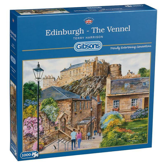 Gibsons 1000pc Jigsaw Puzzle Edinburgh The Vennel