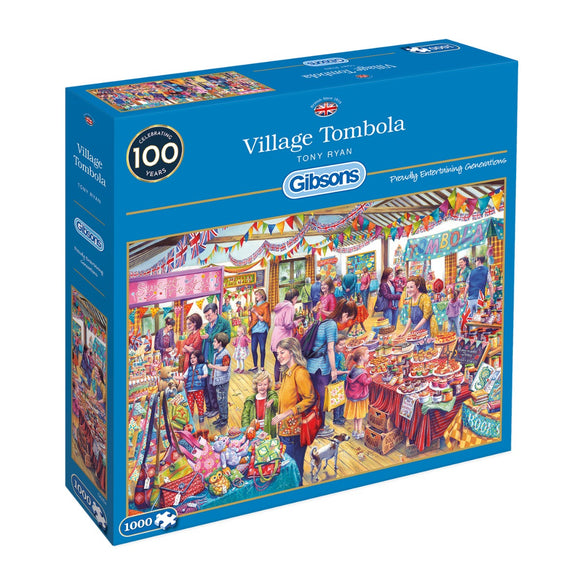 Gibsons 1000pc Jigsaw Puzzle Village Tombola