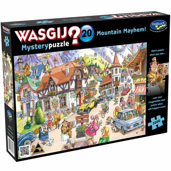 Wasgij? 1000pc Mystery Jigsaw Puzzle #20 Mountain Mayhem!