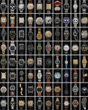 500pc Jigsaw Puzzle Iconic Watches By Matt Hranek