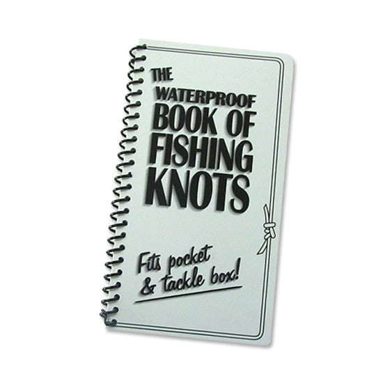 Waterproof Book Of Fishing Knots Plastic Coated Ring-Binded Hardcover Book