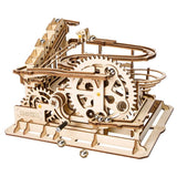 3D Mechanical Gears Marble Run Parkour Wooden Construction Kit