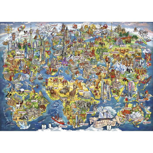 Gibsons 1000pc Jigsaw Puzzle Wonderful World
