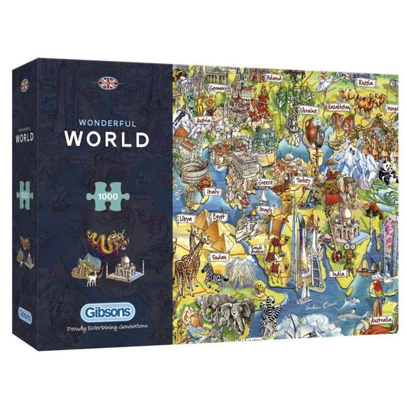 Gibsons 1000pc Jigsaw Puzzle Wonderful World