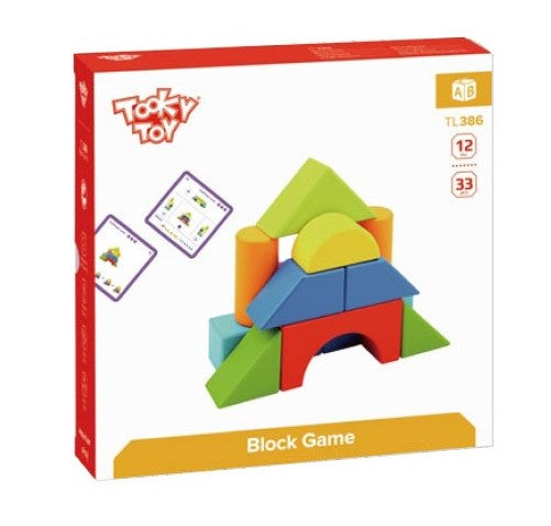 Tooky Toy Block Game Building Blocks Colourful