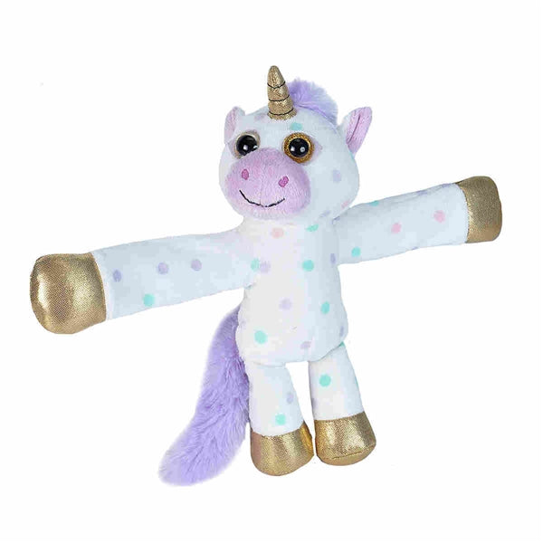 Wild Republic Huggers Plush Slap Snap Band Unicorn