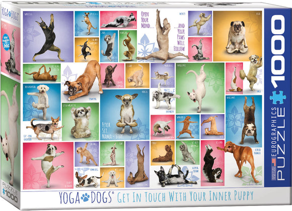 Eurographics 1000pc Jigsaw Puzzle Yoga Dogs